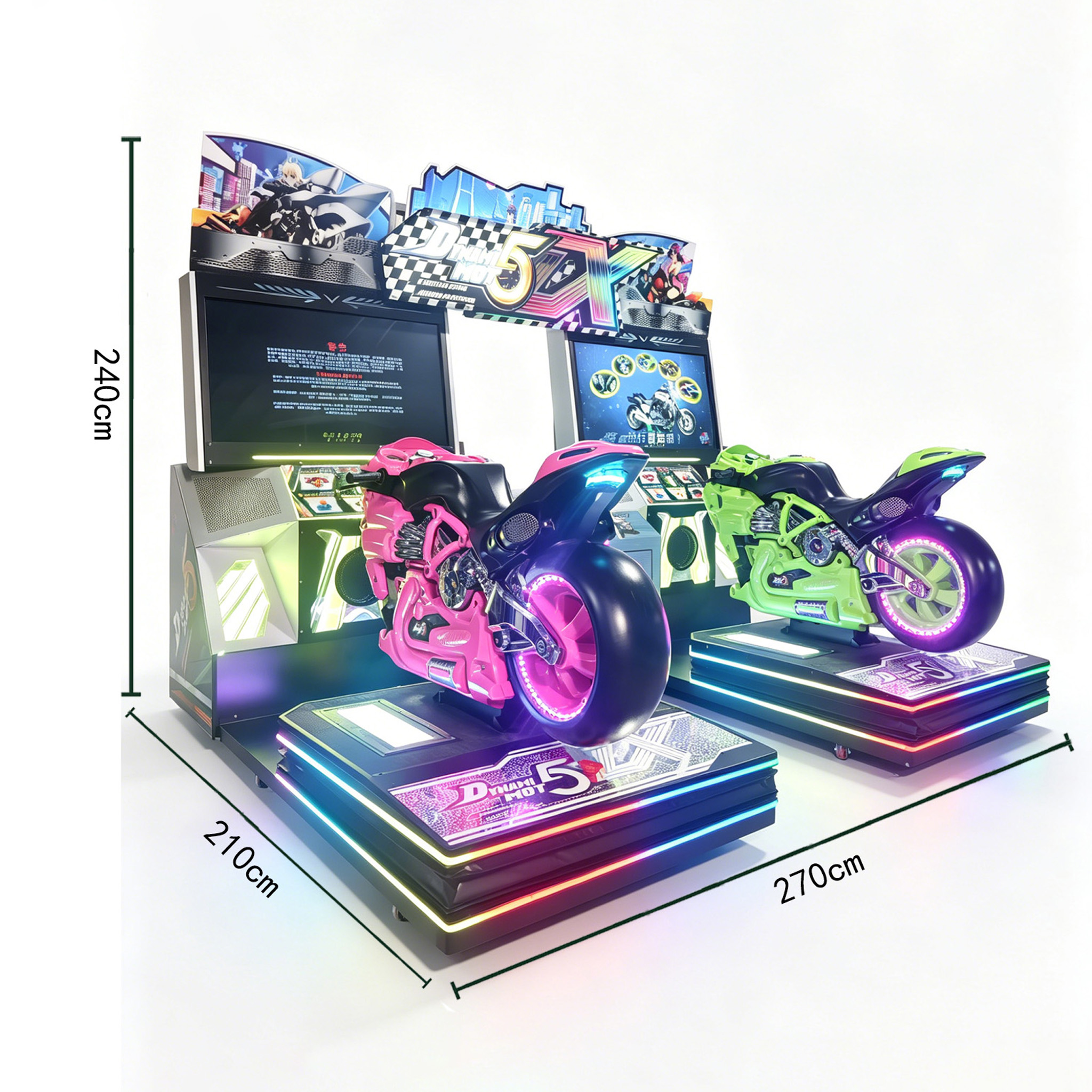 Dynamic Motion Racing Simulator Arcade Machine