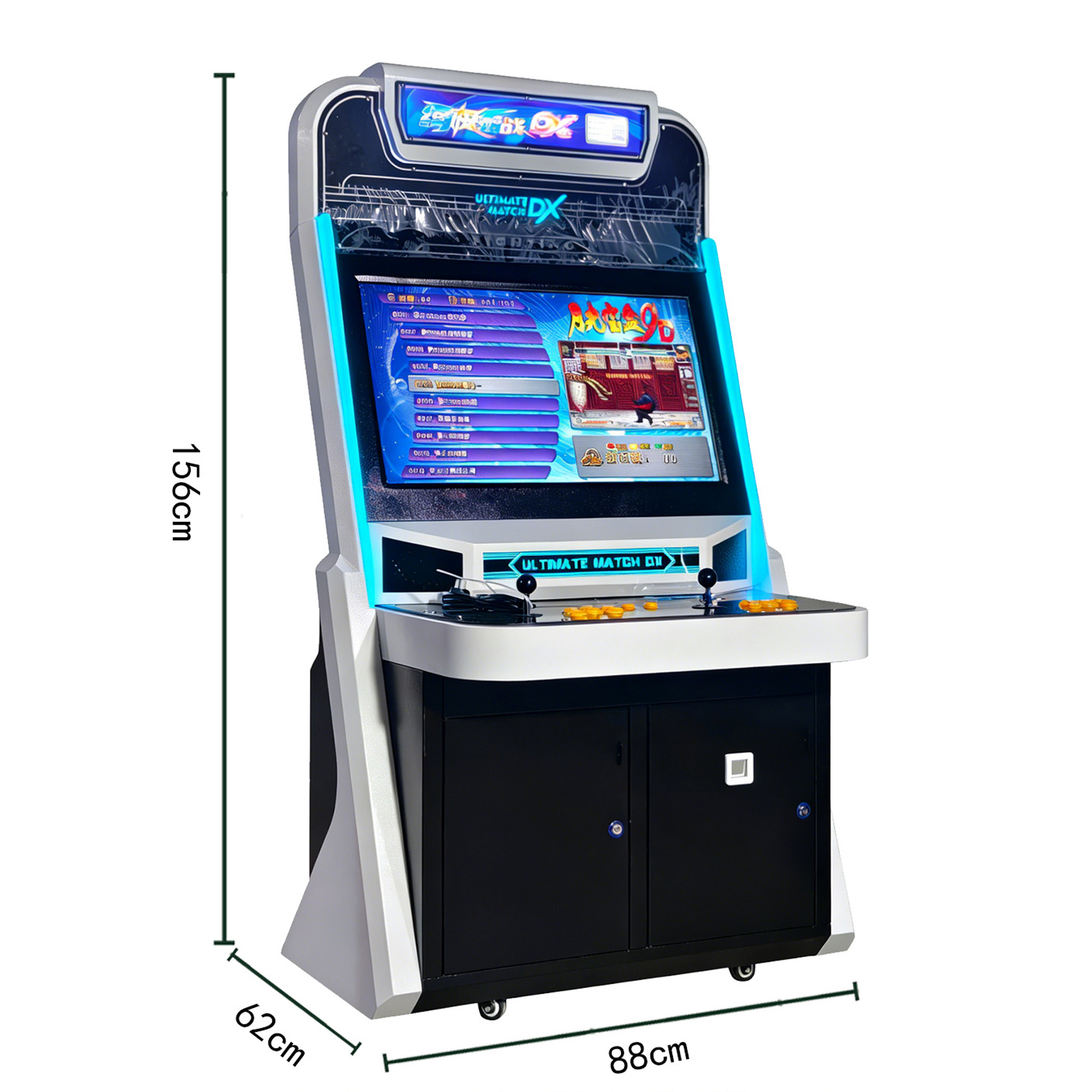 Multi-Game Fighting Arcade Cabinet Machine