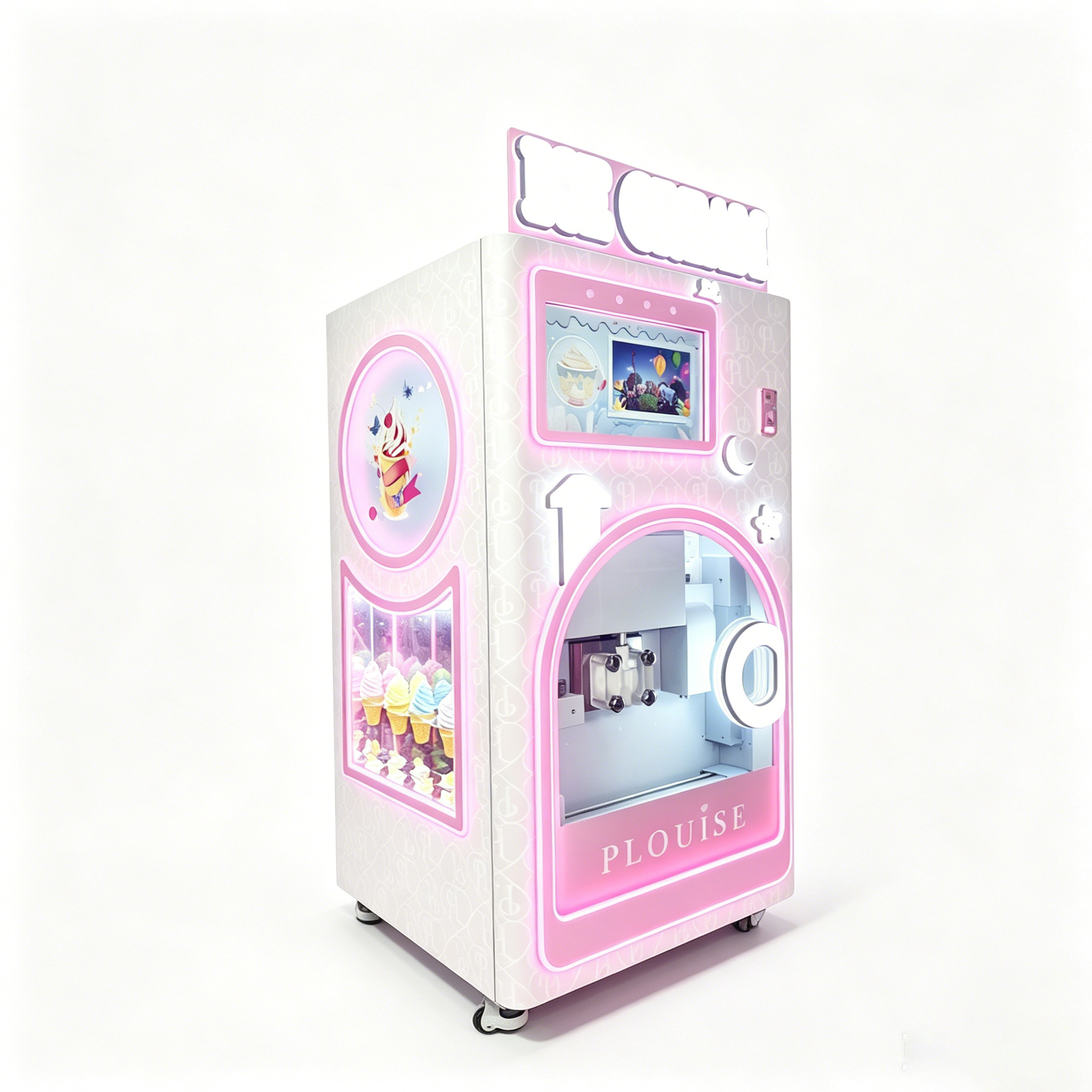 PLOUISE Self-Service Automatic Ice Cream Vending Machine