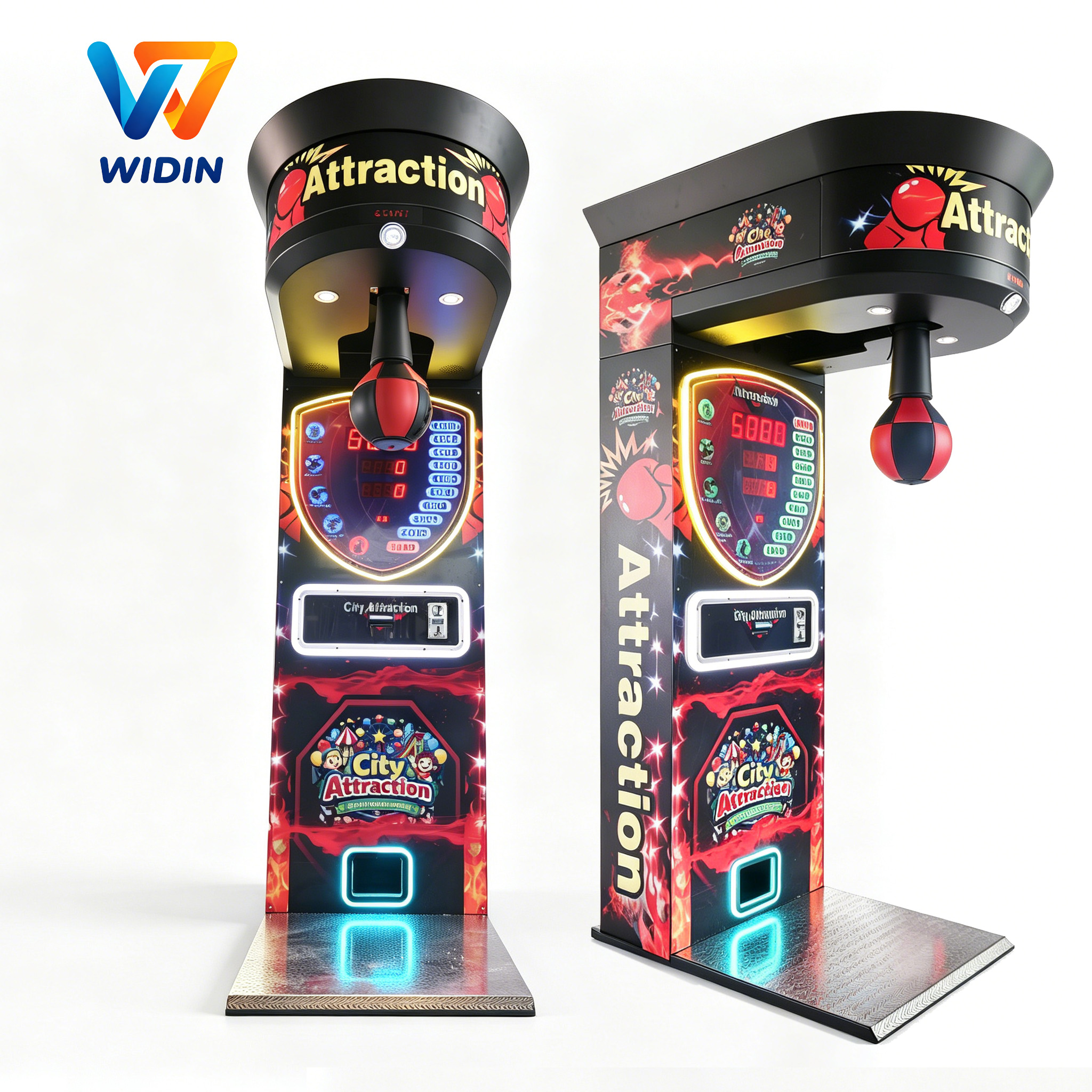 Commercial Boxing Arcade Machine | Punch Strength Tester Game Machine