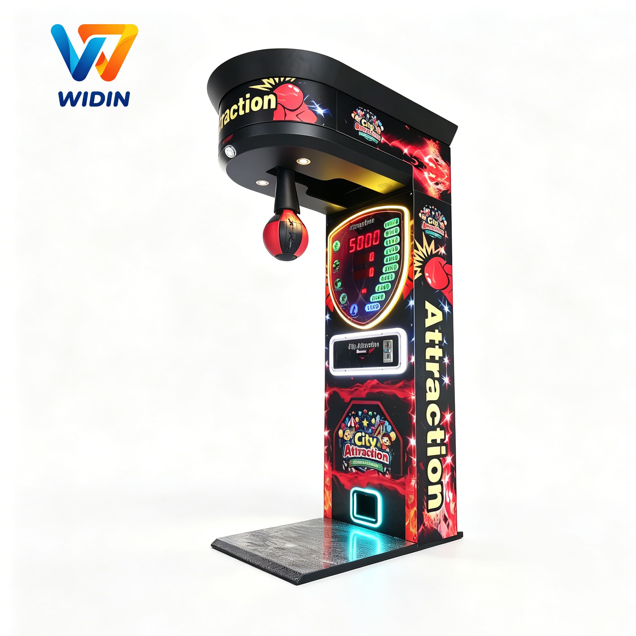 Commercial Boxing Arcade Machine | Punch Strength Tester Game Machine