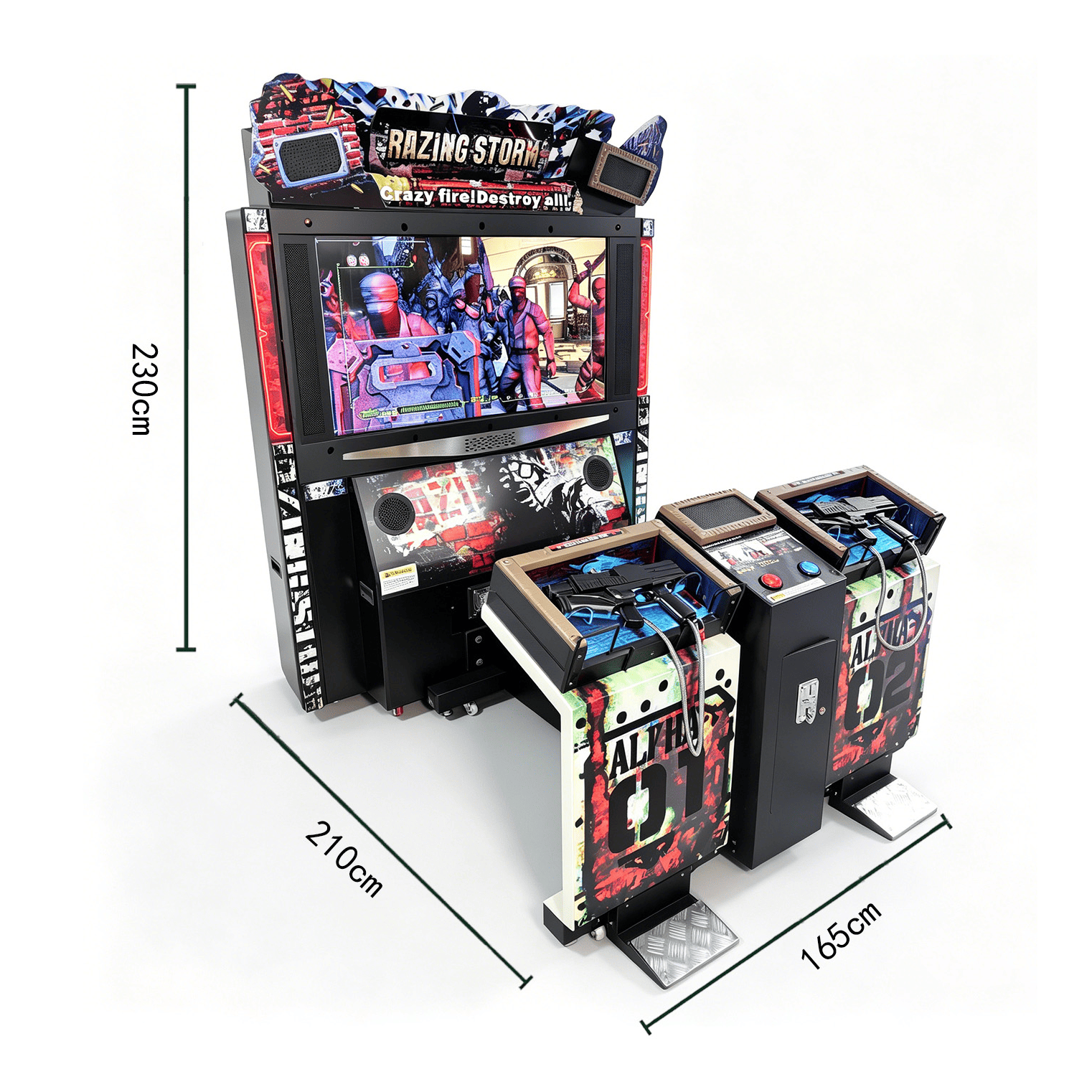 Multiplayer Shooting Arcade Machine | Gun Shooting Game Machine