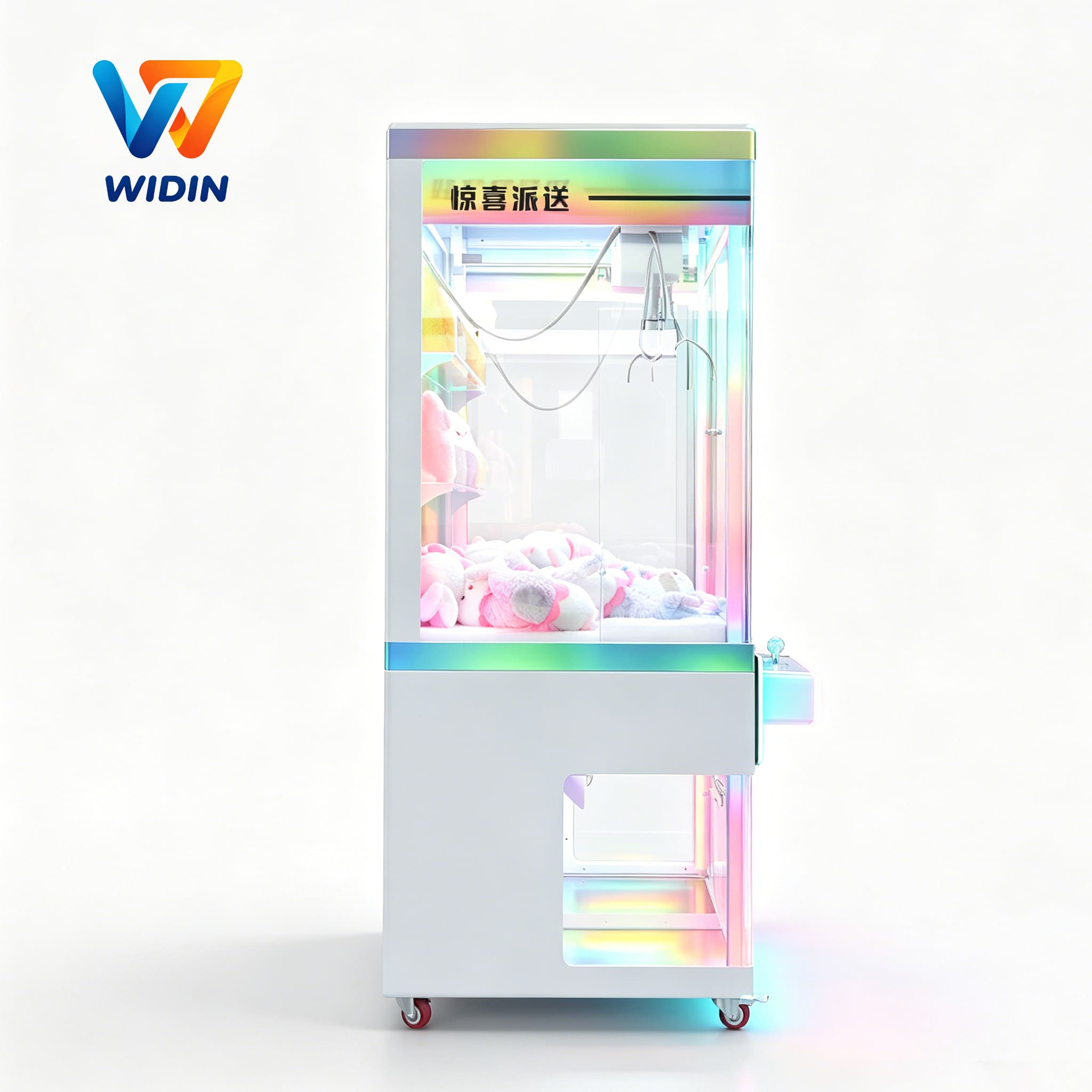 Full Transparent LED Claw Machine | Commercial Crane Prize Game Machine