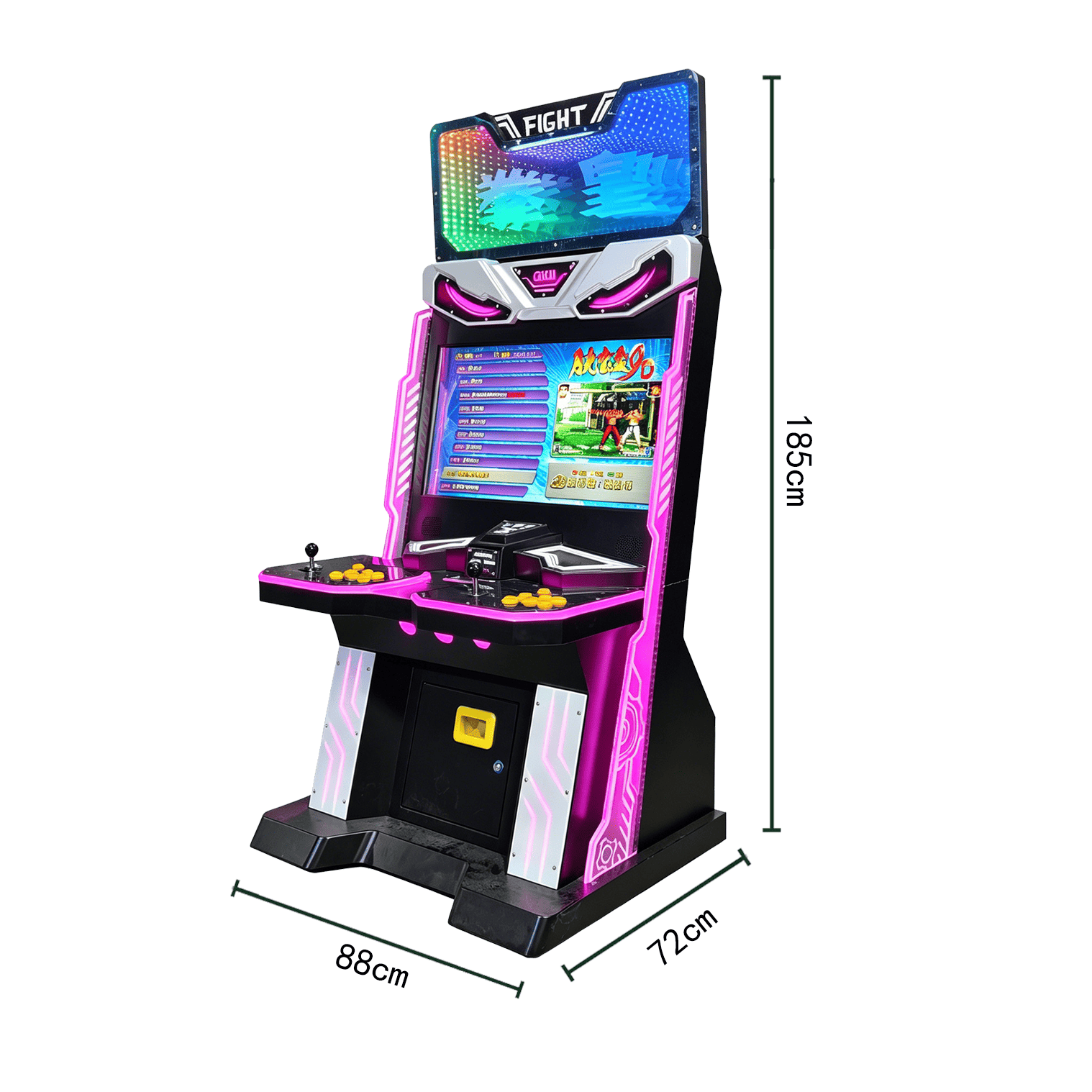 2 Player Fighting Arcade Game Machine – Commercial Street Fighter Video Arcade Cabinet