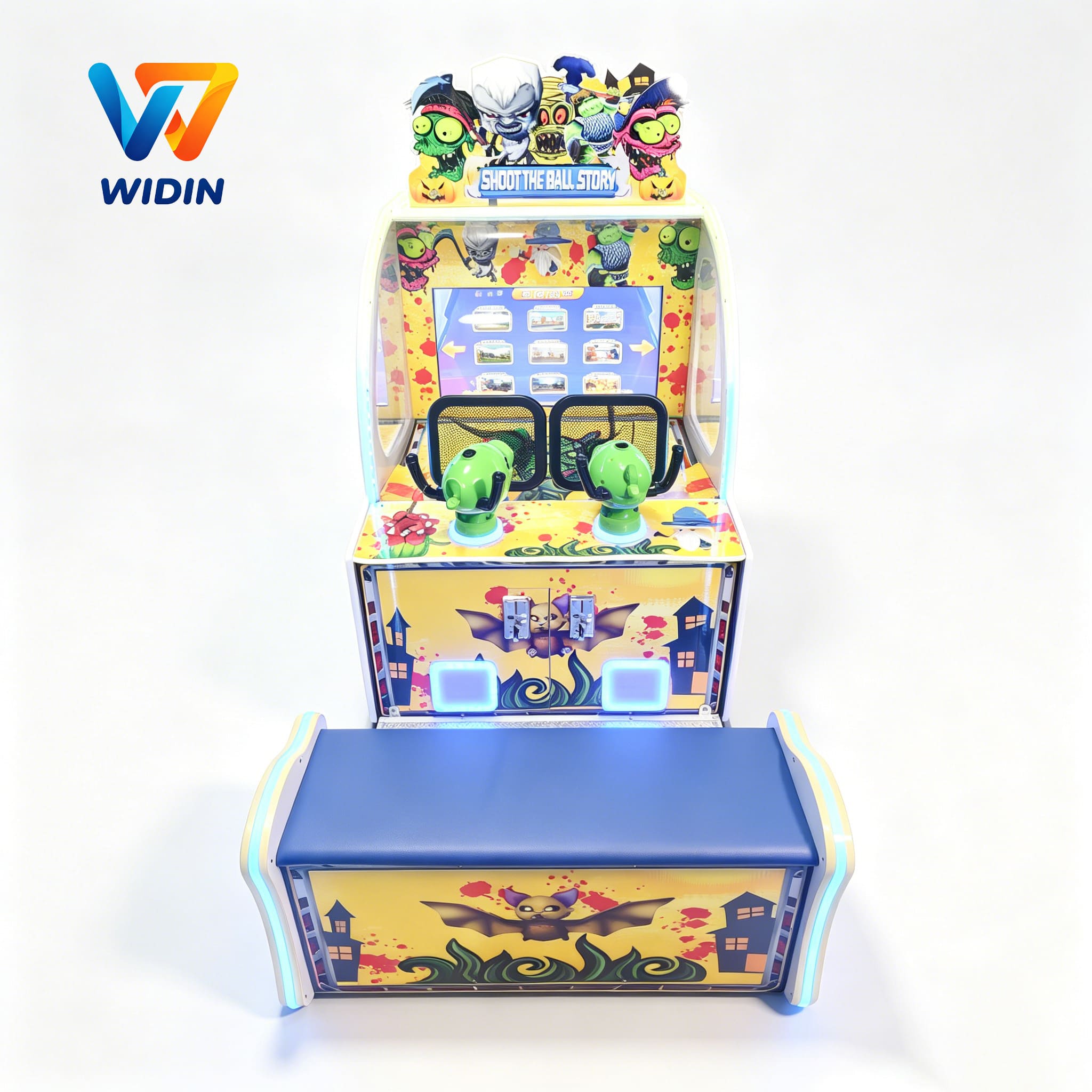 Kids Shooting Arcade Game Machine | Double Player Interactive Shooting Game for Family Entertainment