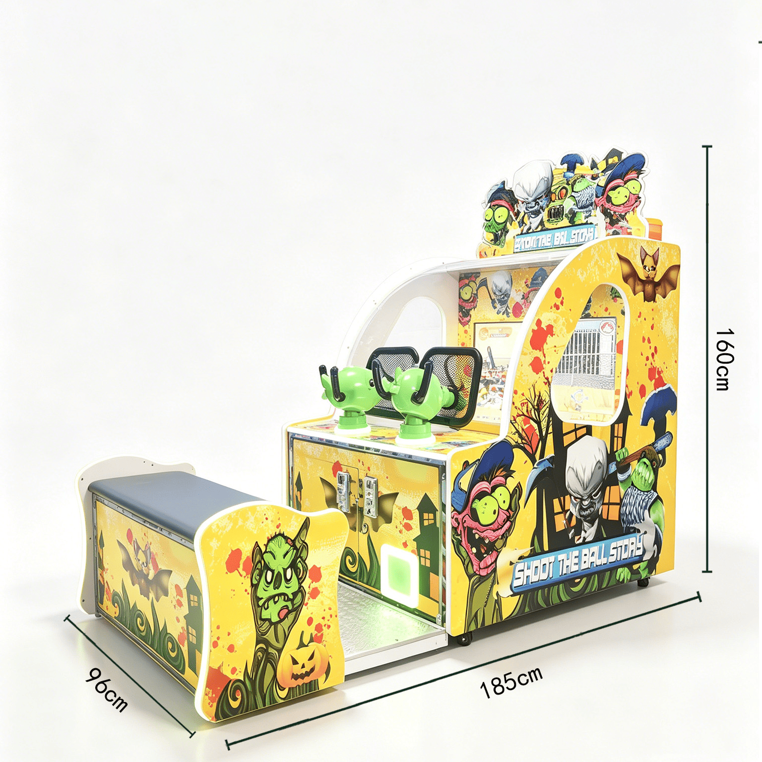 Kids Shooting Arcade Game Machine | Double Player Interactive Shooting Game for Family Entertainment