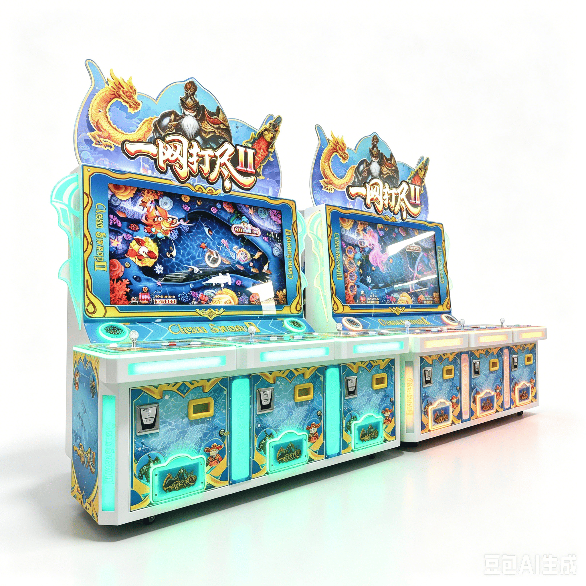 Multiplayer Fish Shooting Arcade Game Machine | Large Screen Fishing Game Machine for Arcade Center