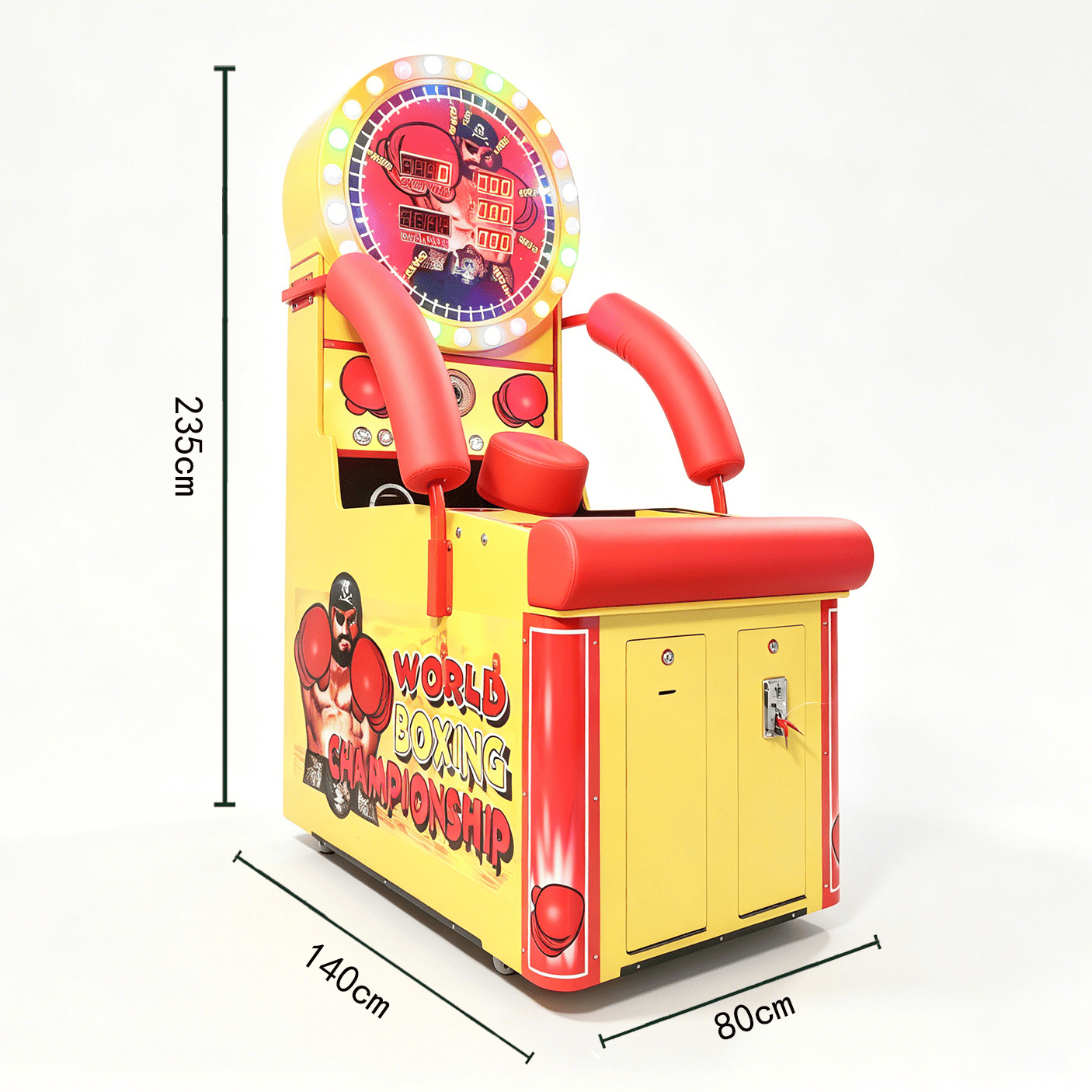 Commercial Boxing Arcade Machine | Punching Strength Tester Game Machine for Arcade Center