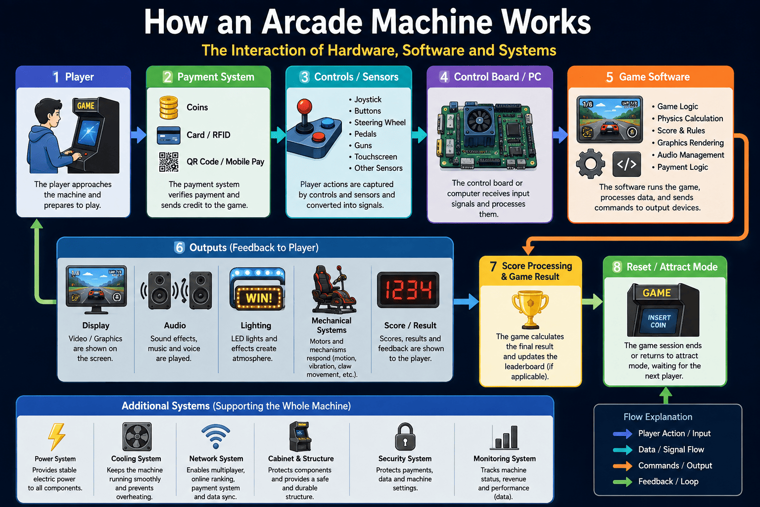 How Do Arcade Machines Work? A Complete Guide to Arcade Hardware and Software How Do Arcade Machines Work? A Complete Guide to Arcade Hardware and Software