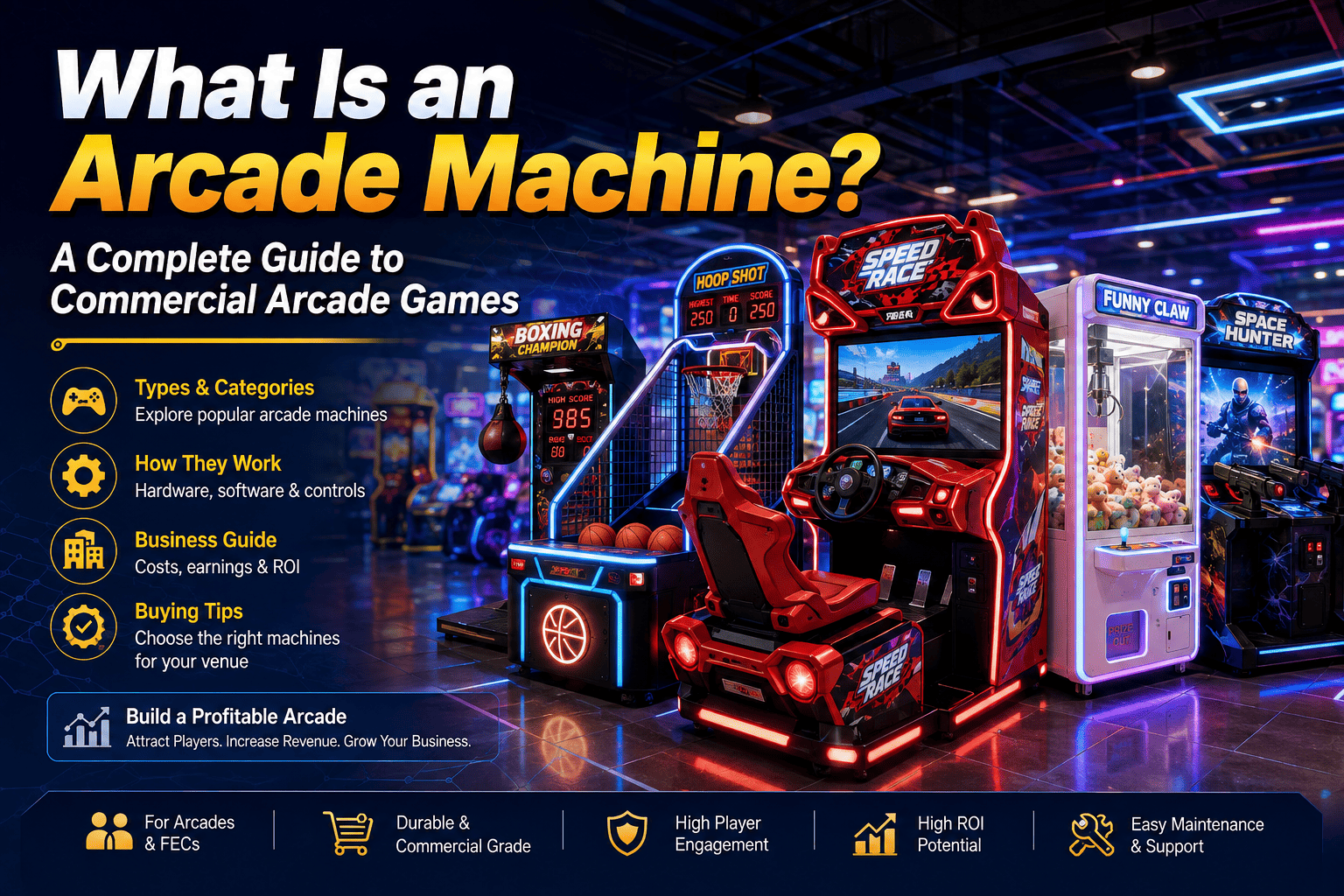 What Is an Arcade Machine? A Complete Guide to Commercial Arcade Games