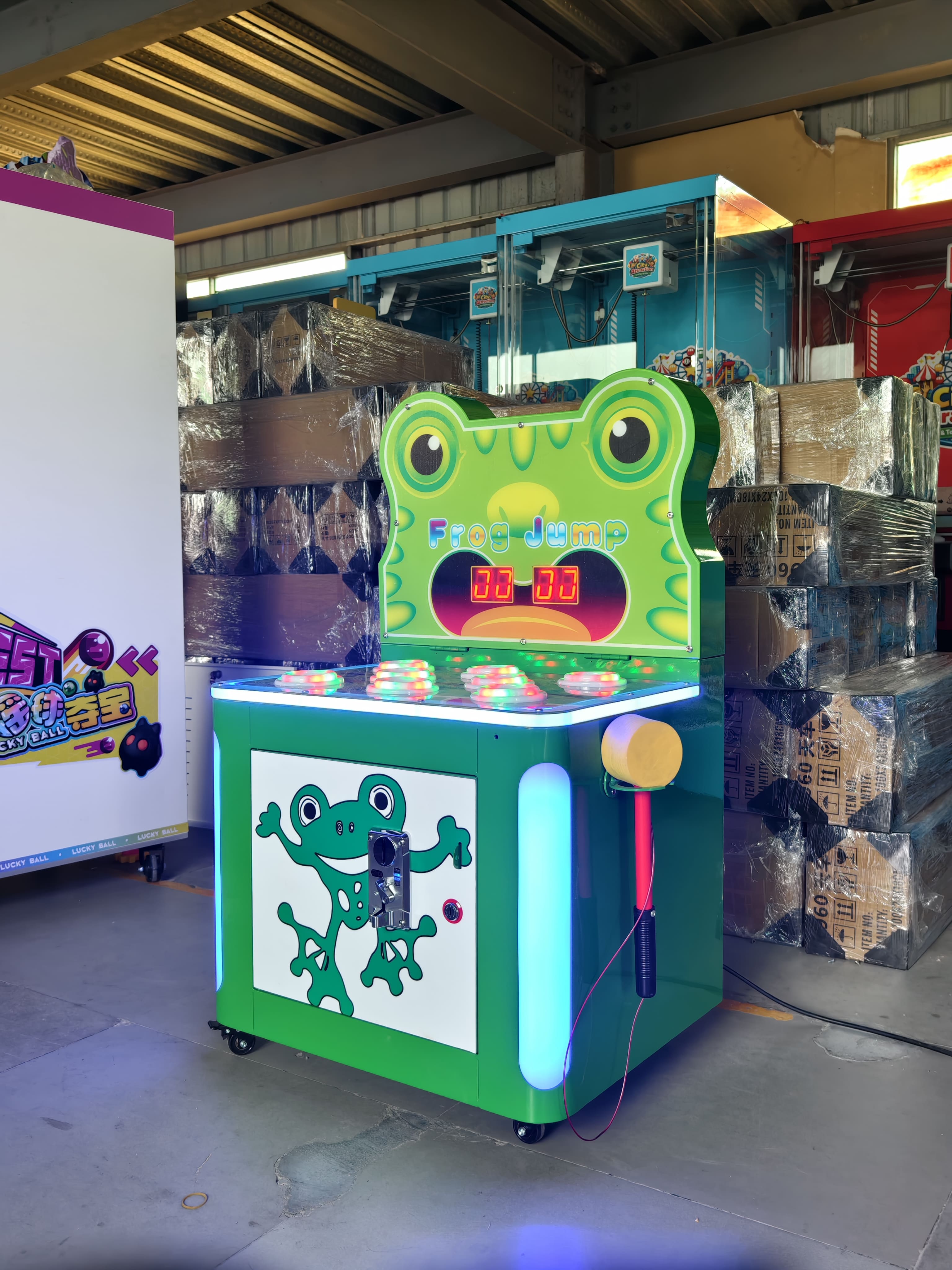 Kids Frog Jump Arcade Game Machine | Interactive Reaction Game Machine