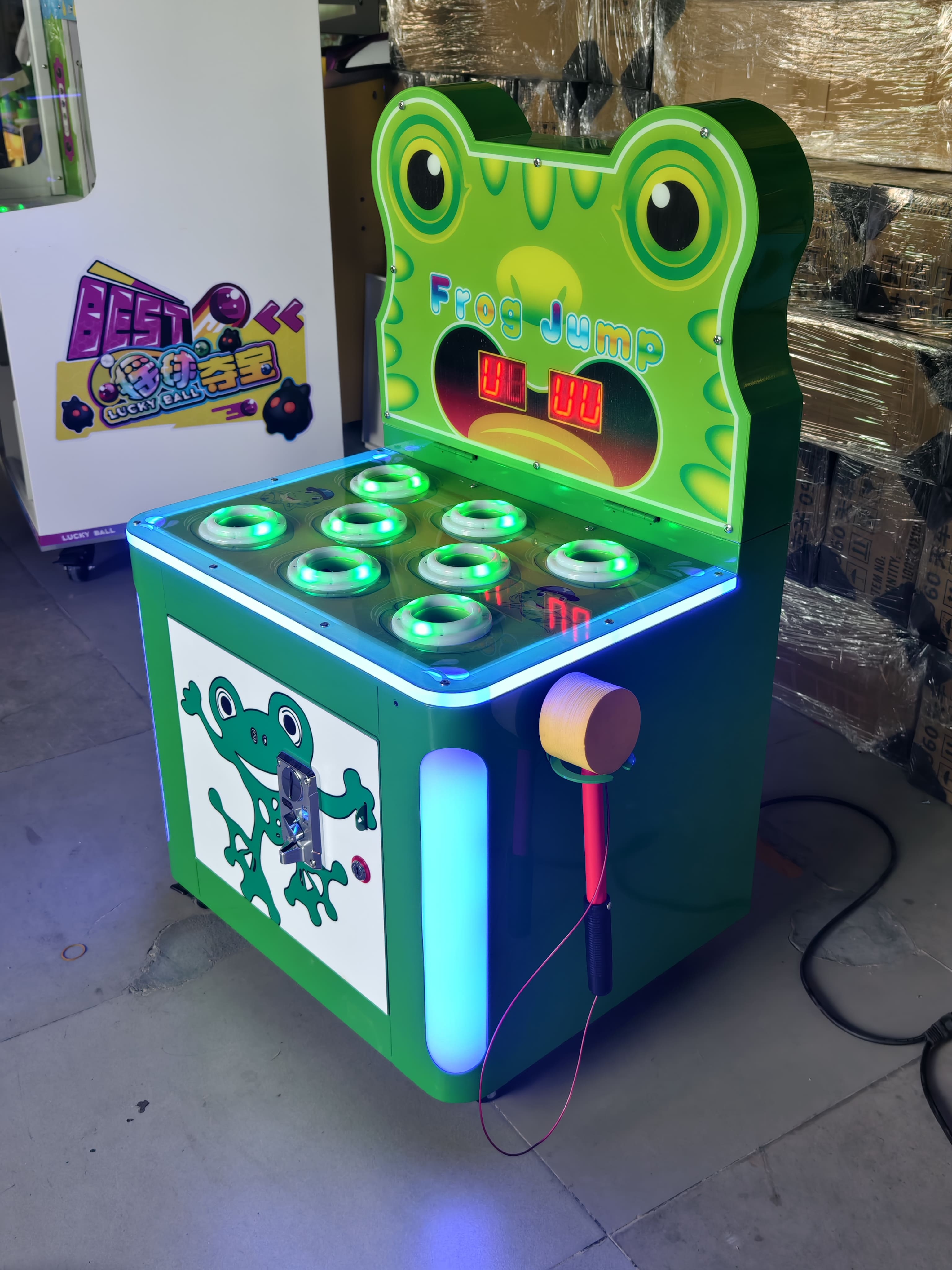 Kids Frog Jump Arcade Game Machine | Interactive Reaction Game Machine