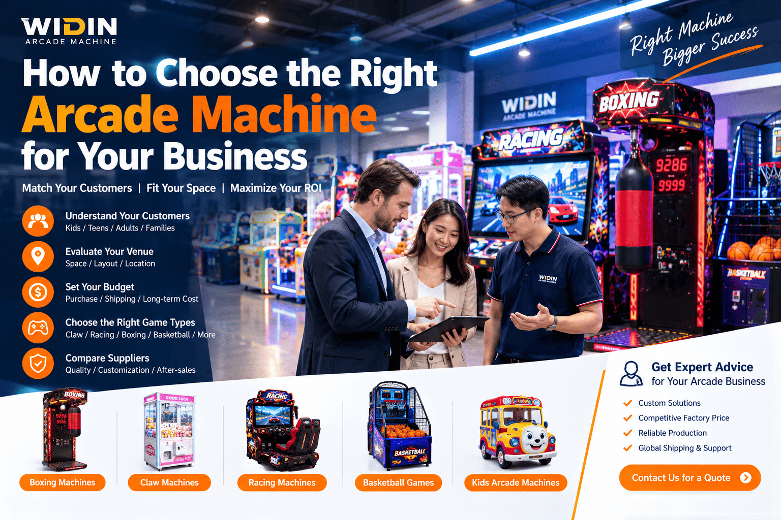 How to Choose the Right Arcade Machine for Your Business