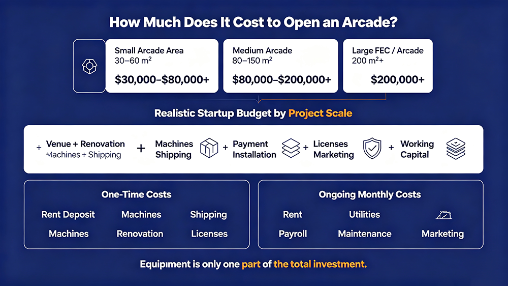 How Much Does It Cost to Open an Arcade? Complete Investment Guide