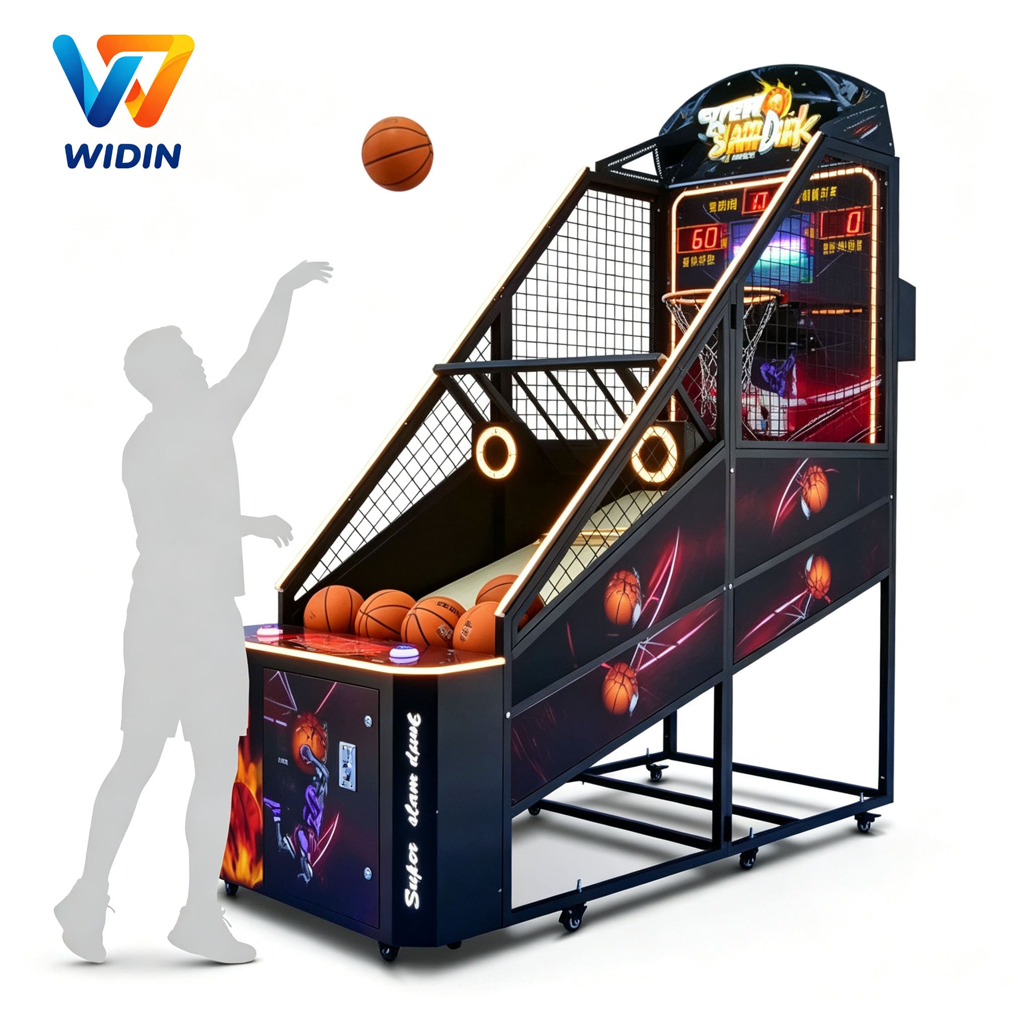 Large Indoor Basketball Arcade Game Machine | Commercial Basketball Shooting Machine